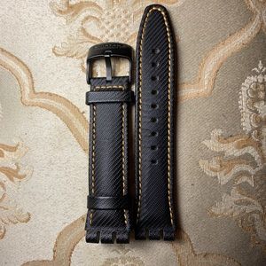 Swatch leather strap EUC
